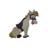 cheval assis